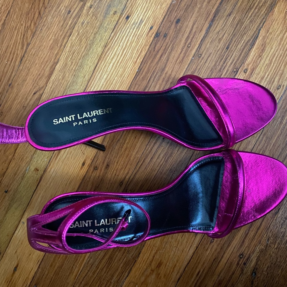 Saint Laurent metallic Sandals - Picture 5 of 5